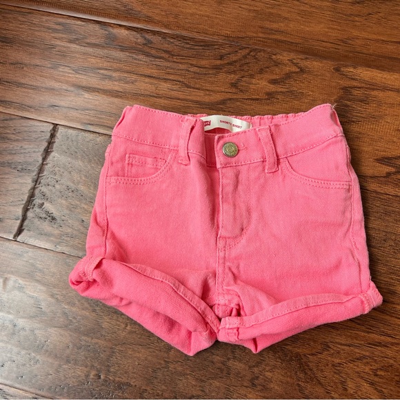 Levi's Baby Girls' Denim Shorty Shorts - Picture 8 of 11